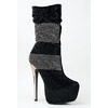 Lauren Jewel Studded Mid Calf Boot